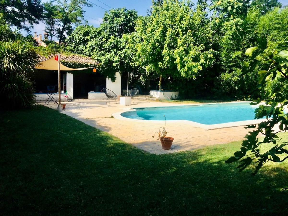 Studio Independant Terrasse Piscine Avignon Exteriör bild